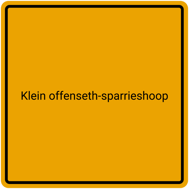 Meldebestätigung Klein Offenseth-Sparrieshoop